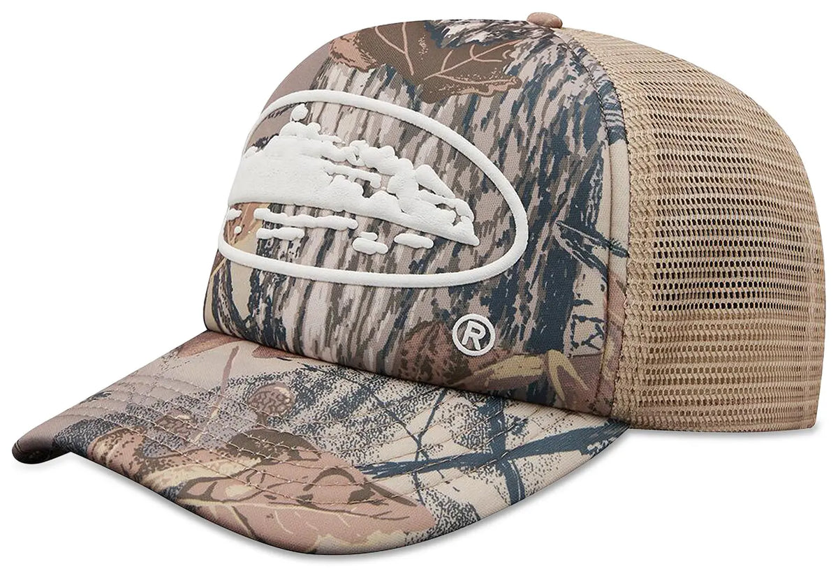 Corteiz Island Puff Print Trucker Hat 'Forest Camo' – HEAD2SOLE