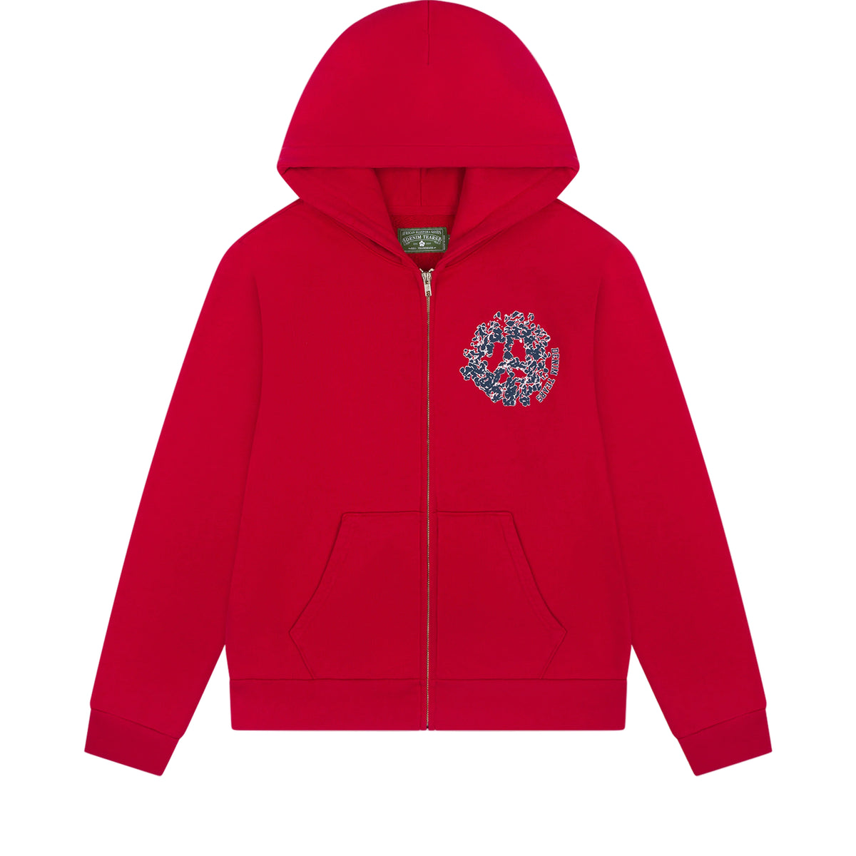 Denim Tears Denim University Zip Hoodie 'Red' – HEAD2SOLE