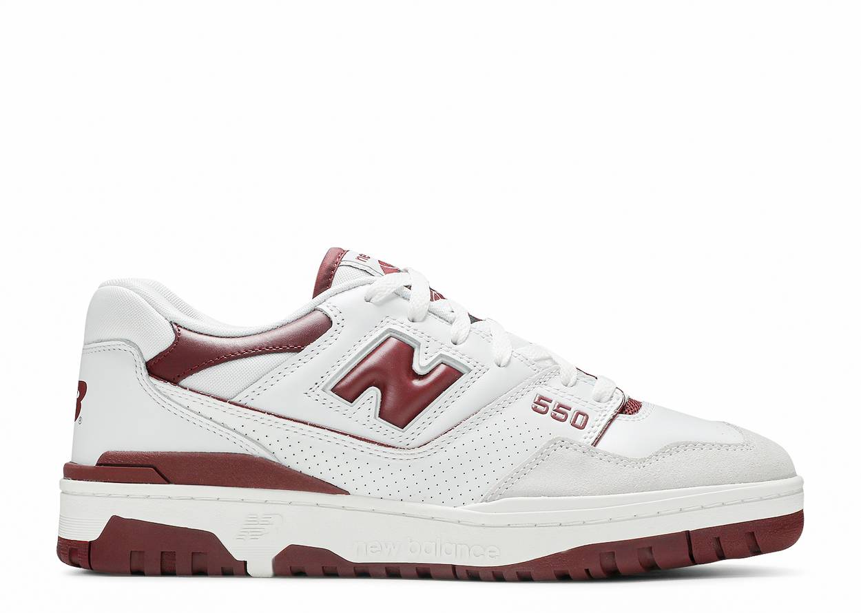 Burgundy and white new hot sale balance