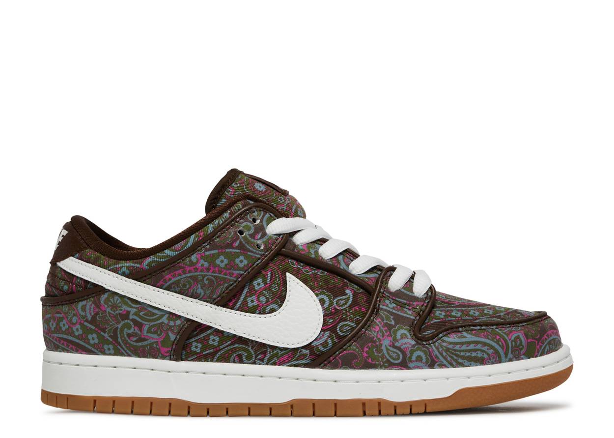 SB Dunk Low Paisley Brown