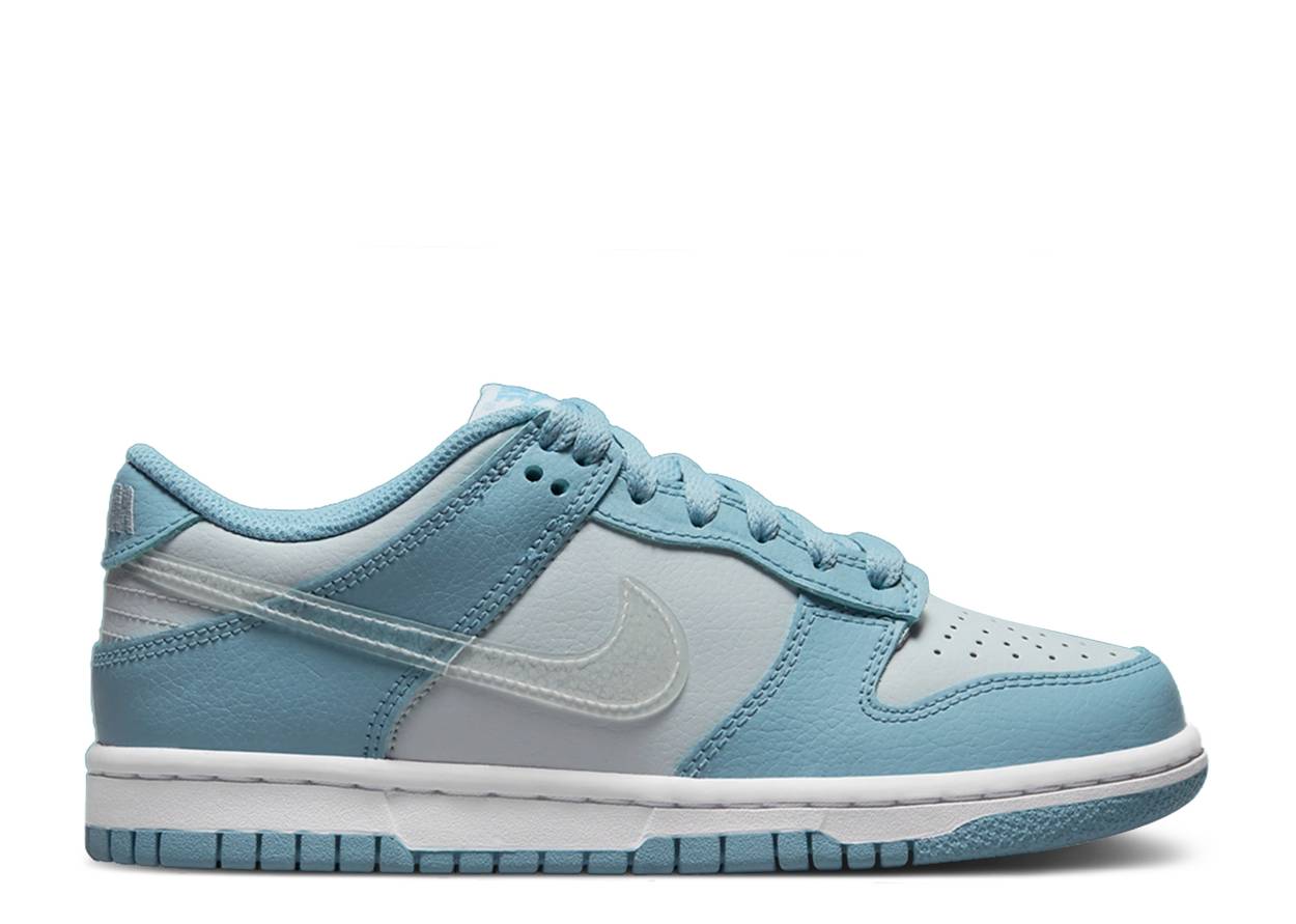 Dunk Low Clear Blue Swoosh