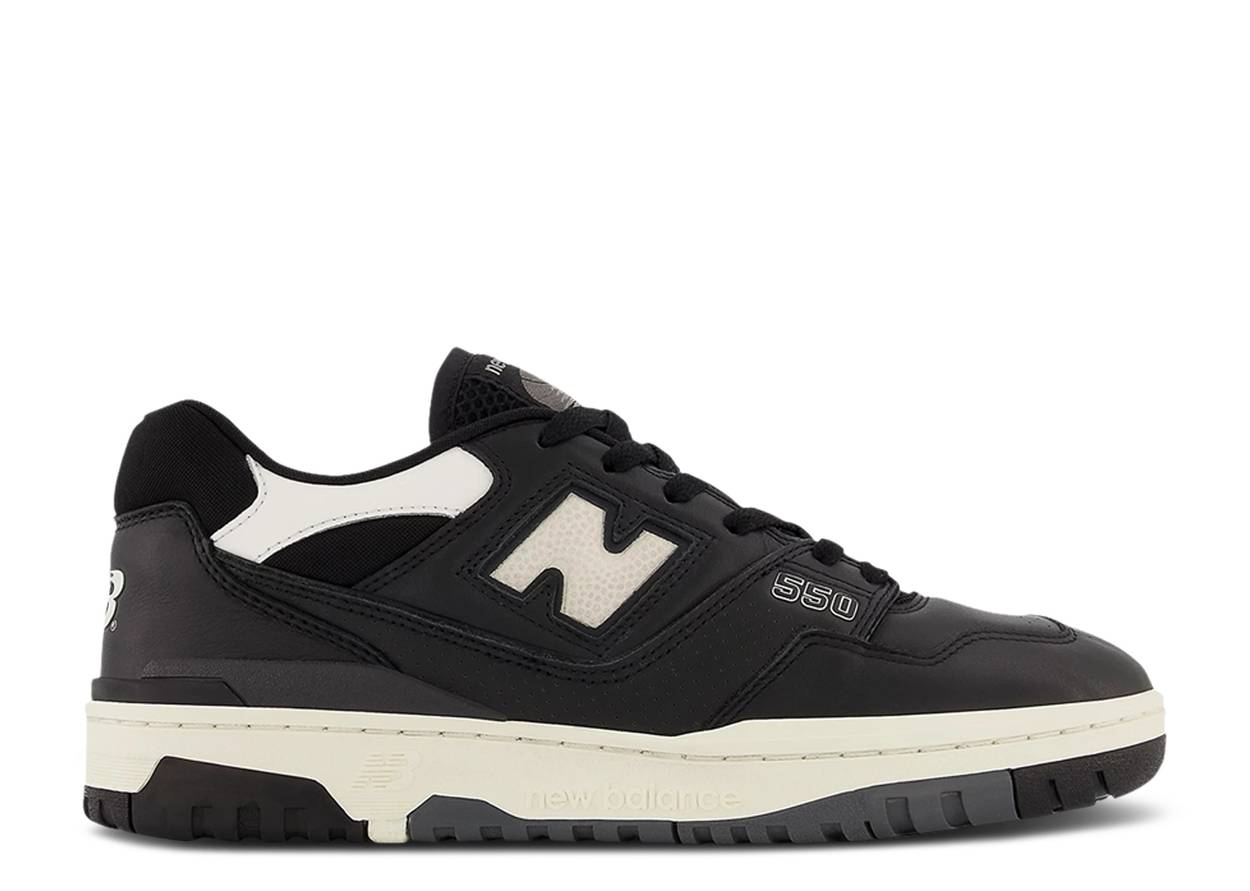 New Balance 550 Black Cream White