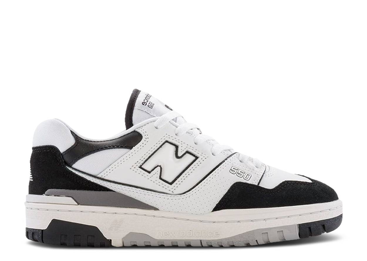 New Balance 550 White Black Rain Cloud