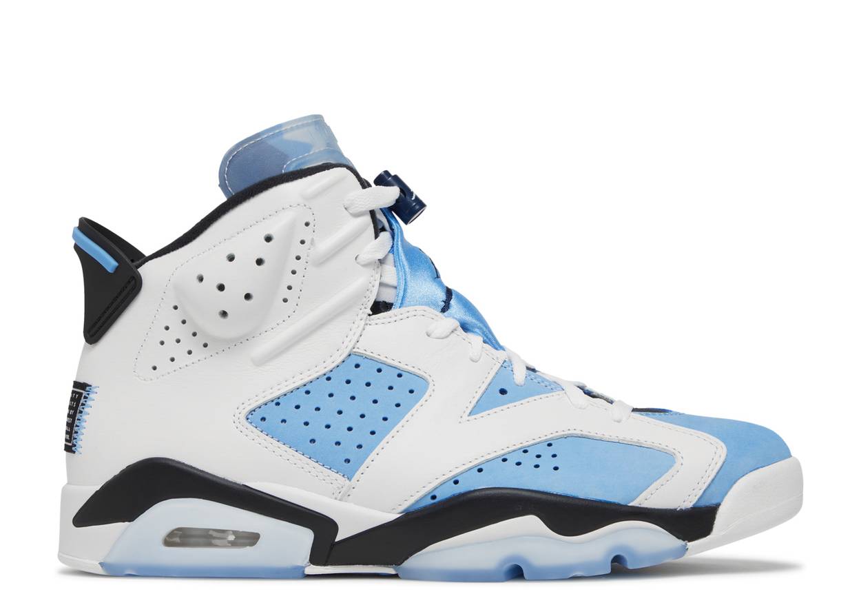 Air Jordan 6 UNC White
