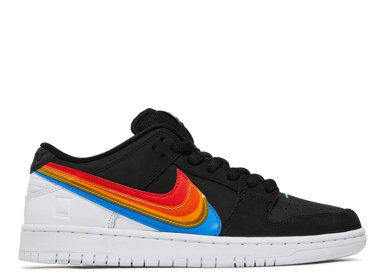 Polaroid SB Dunk Low Black White