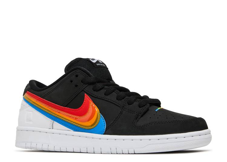 Polaroid SB Dunk Low Black White