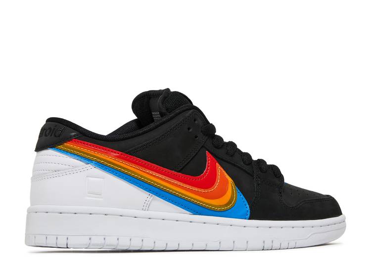 Polaroid SB Dunk Low Black White