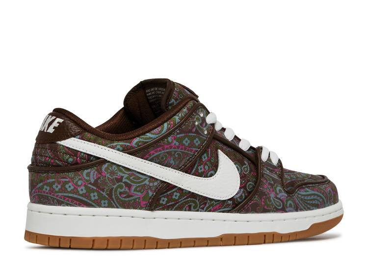 SB Dunk Low Paisley Brown