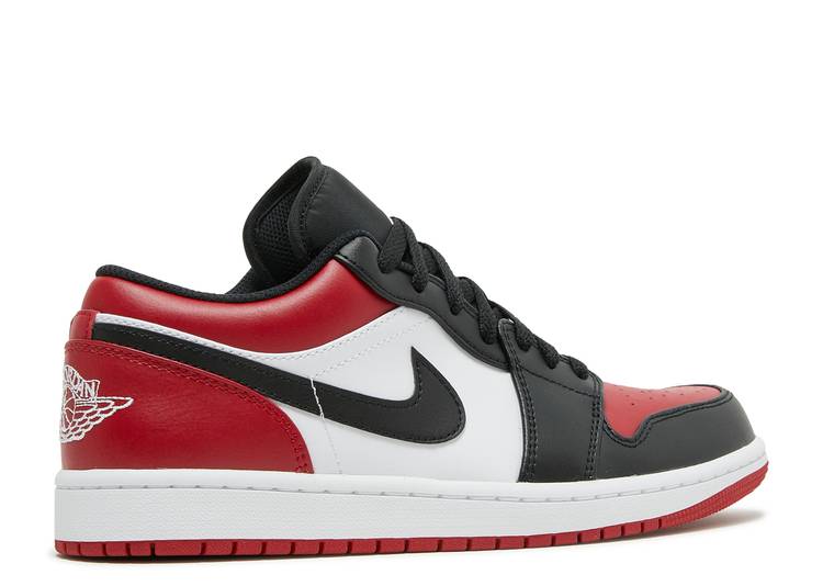 air jordan 1 low bred toe
