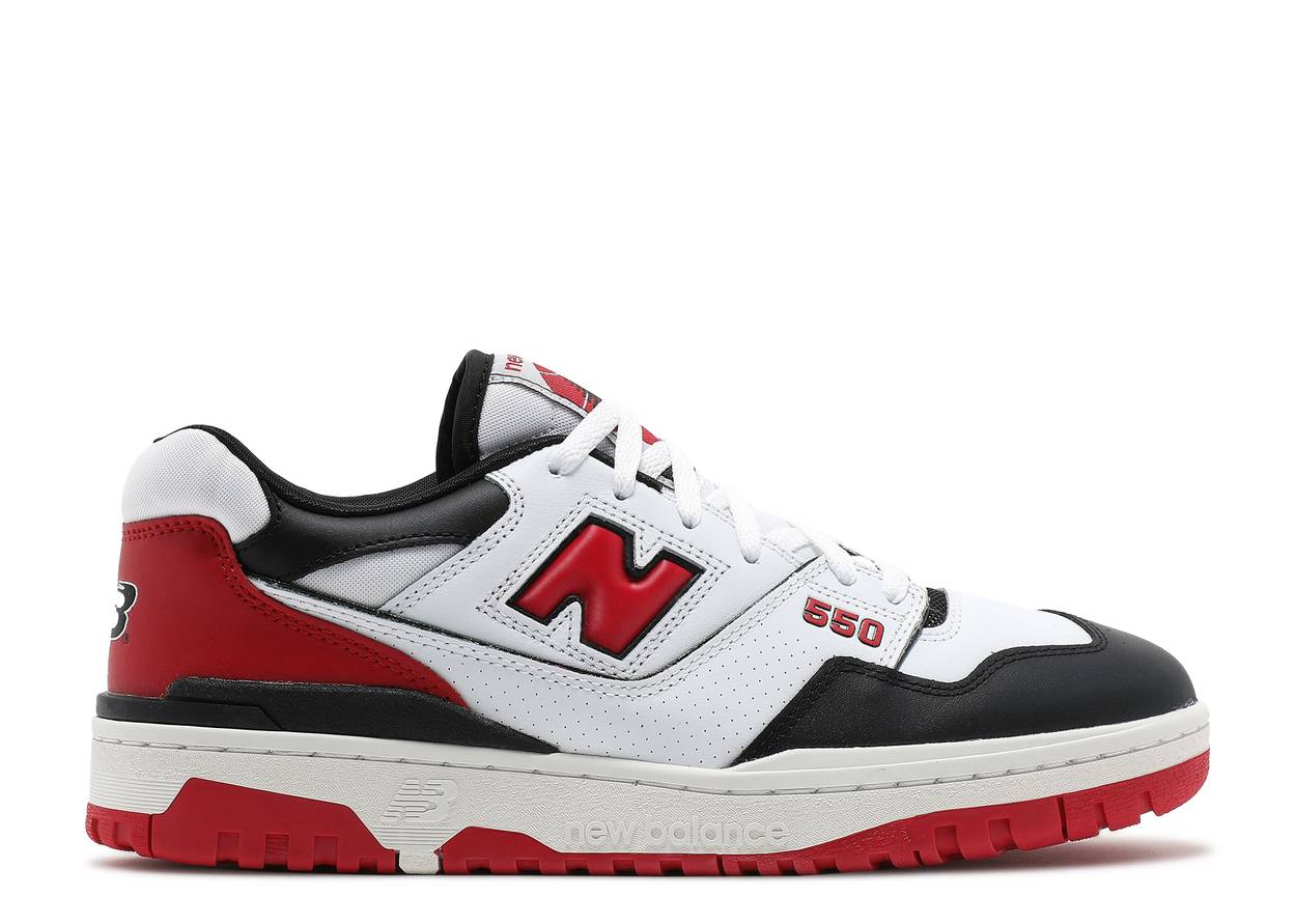 New Balance 550 Black White Red