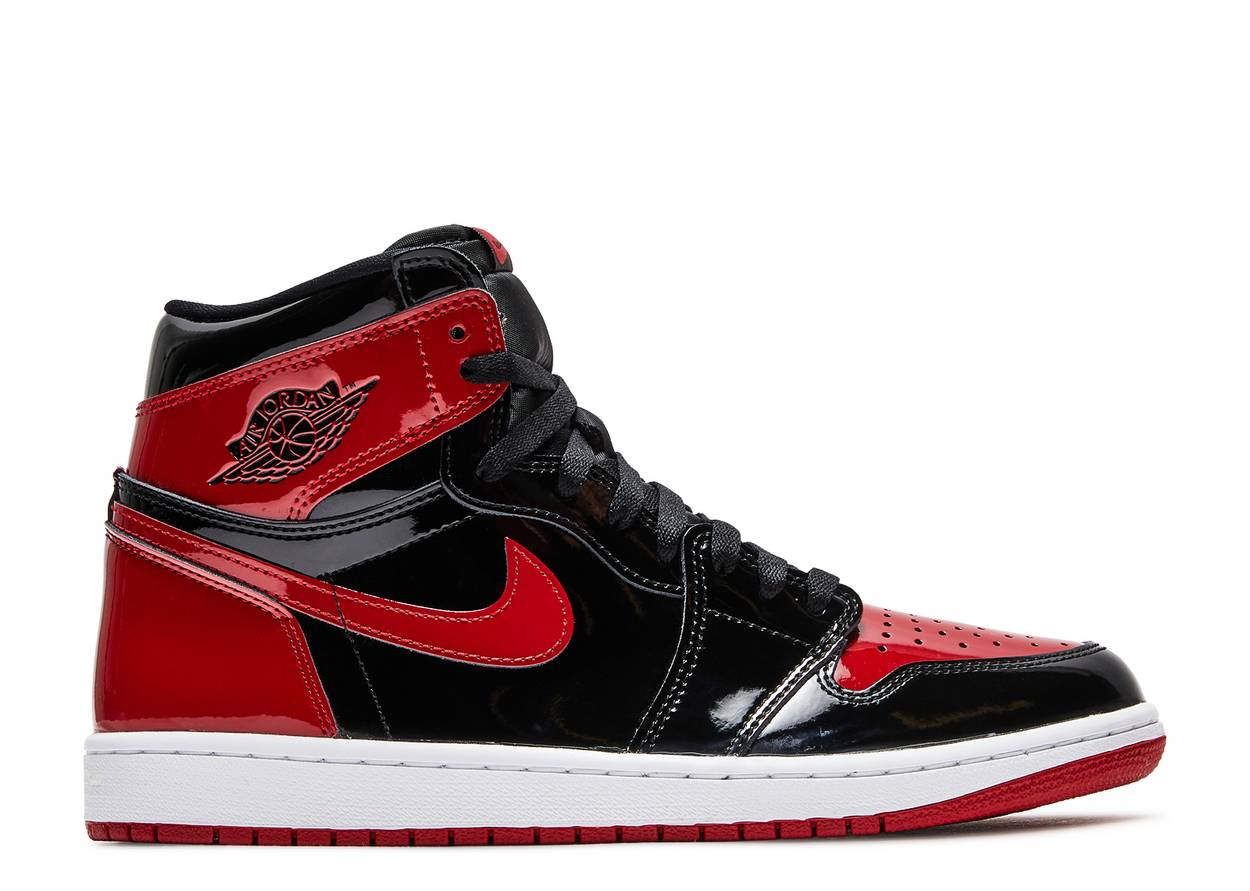 Air Jordan 1 High Patent Bred