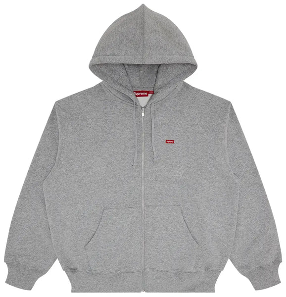 Supreme Small Box Zip Up Hooded Sweatshirt 'Grey' FW25 – HEAD2SOLE