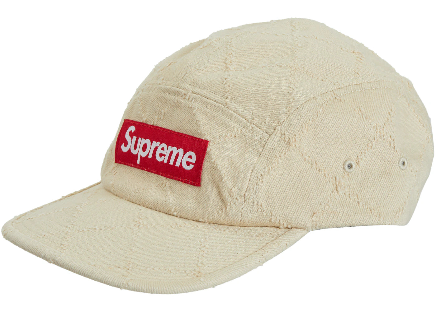 Supreme Corduroy Camp Cap (FW23) Beige Authentic New Box