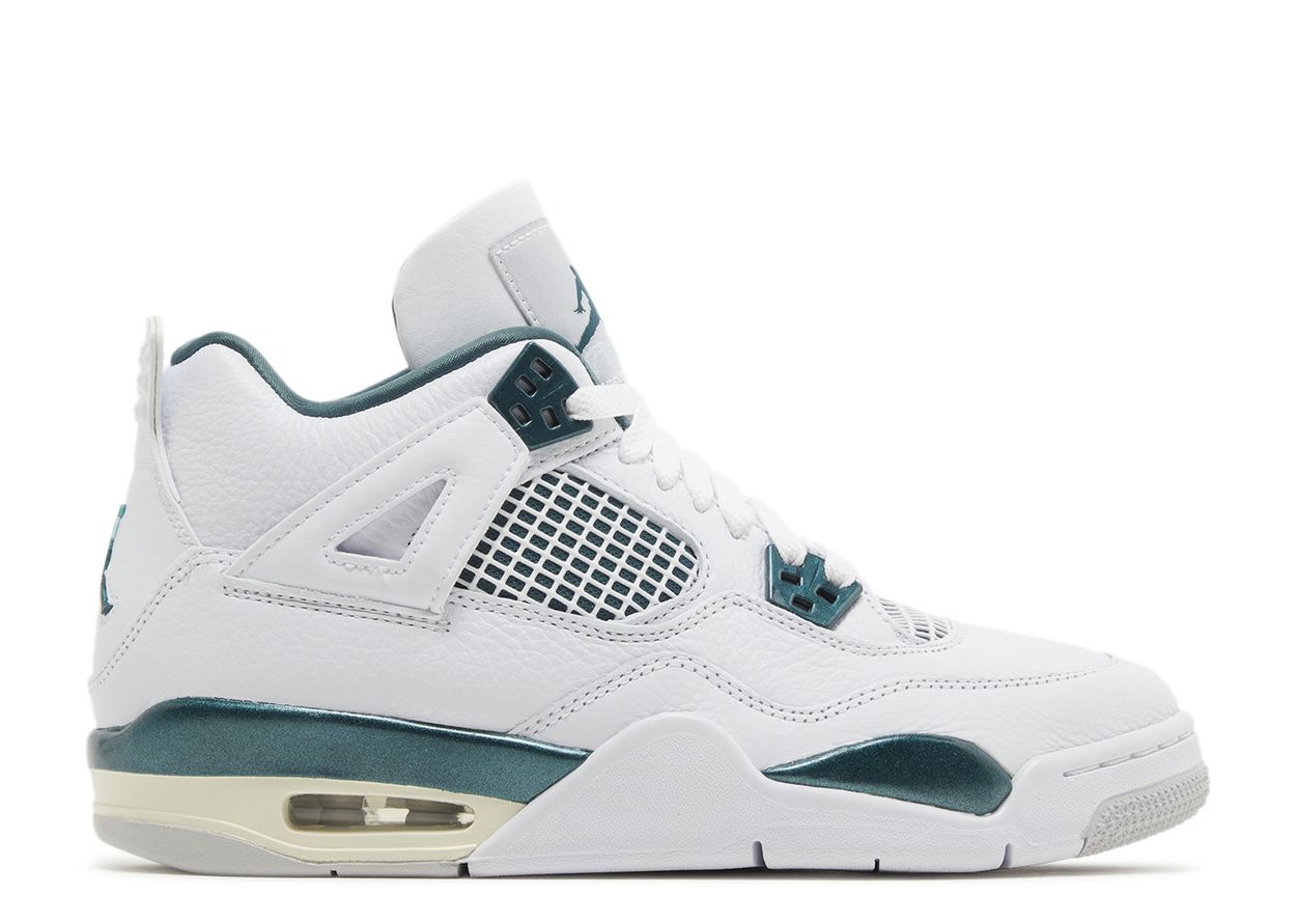 teal green jordan 4
