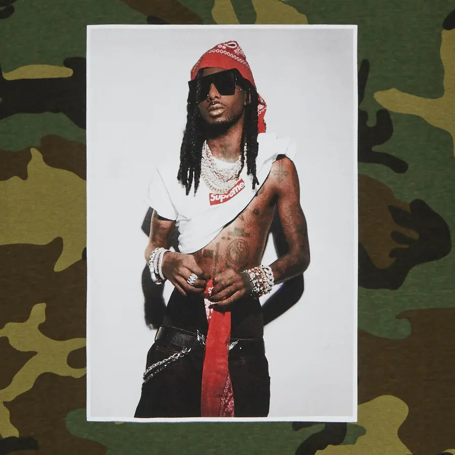 Supreme x Playboi Carti Tee 'Woodland Camo' – HEAD2SOLE