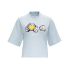 Palm Angels Bear In Love Cropped Tee 'Illusion Blue' - HEAD2SOLE