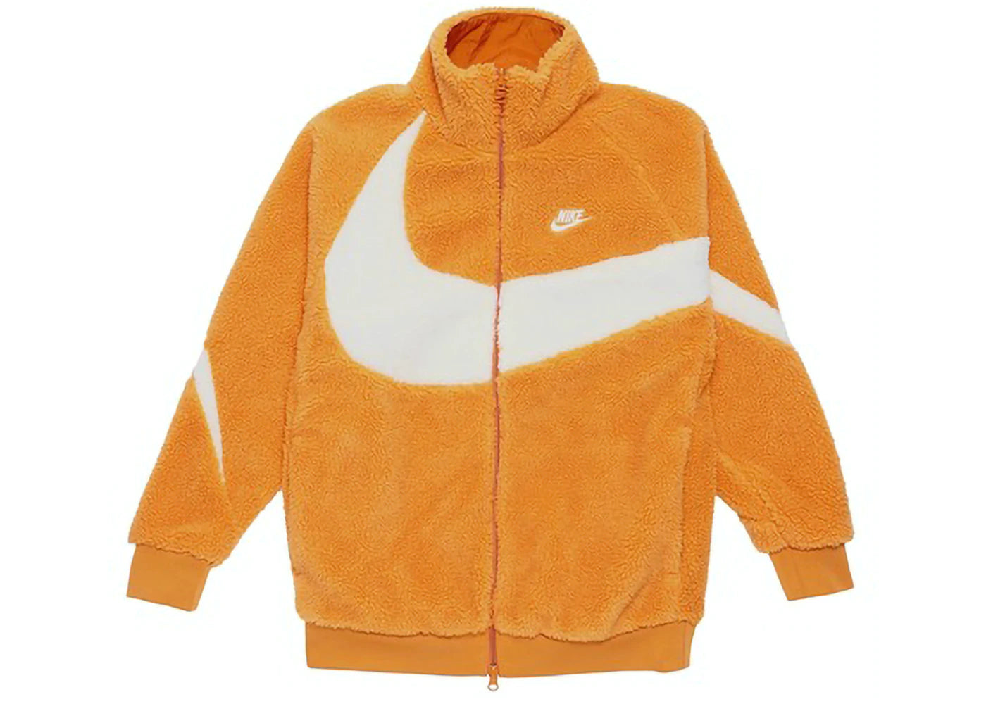 Nike fleece 2024 swoosh reversible jacket